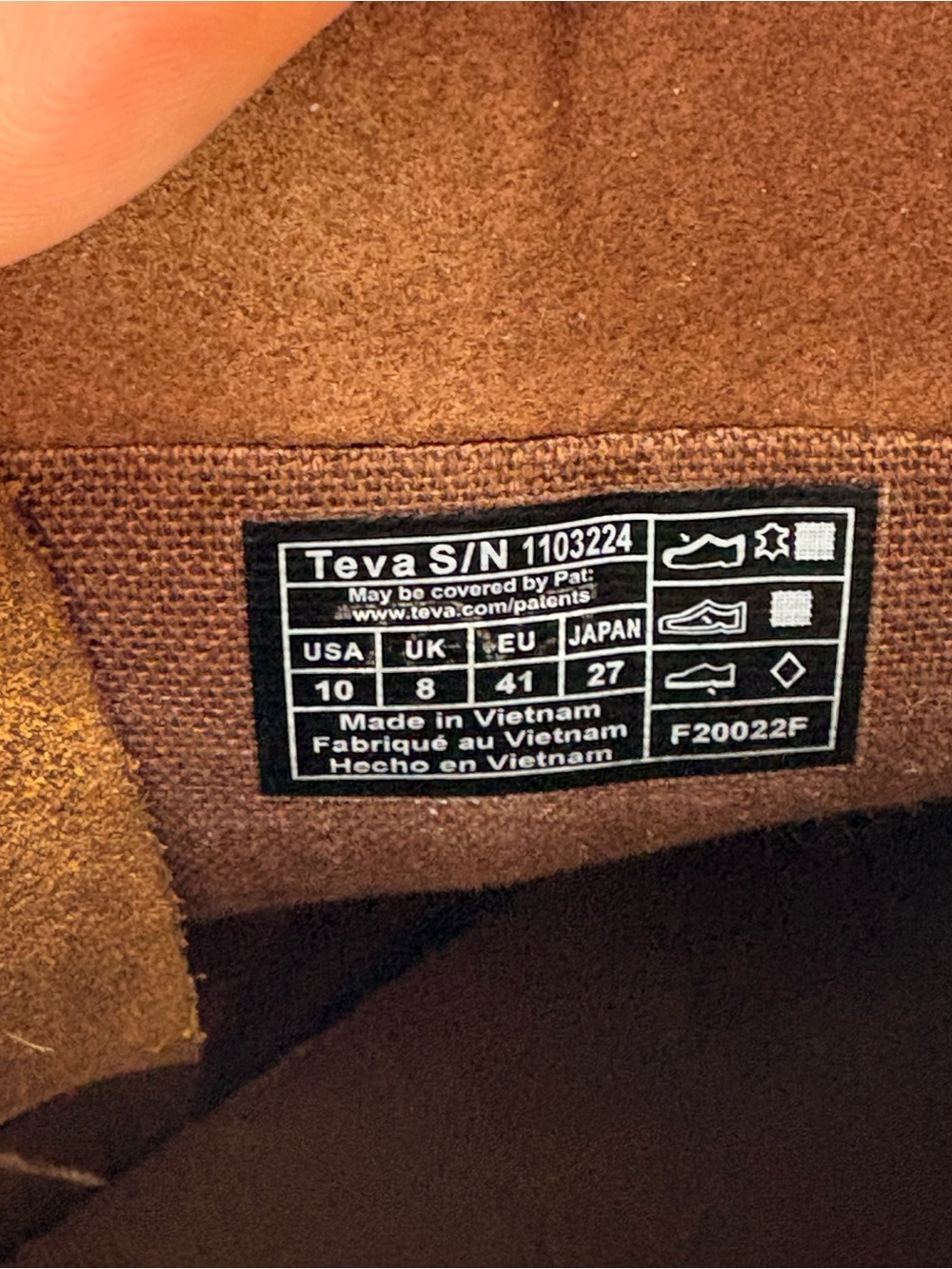 Teva Ellery Waterproof Leather Ankle Boots Women’s 10 Brown Side Zip - Picture 8 of 9